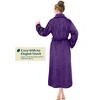 PAVILIA Womens Robe Fleece Plush Soft, Fluffy Fuzzy Cozy Warm Lightweight Bathrobe, Shower Spa House Long - 2 of 4