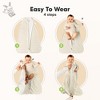 2-Pack Snooze Baby Sleep Sacks, Organic Cotton Wearable Blanket, Soft  Toddler Sleeping Bag, Smooth Zipper - 3 of 4