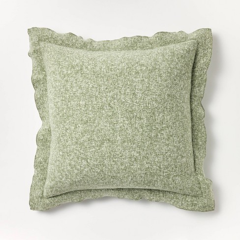 Oversized linen online pillows