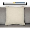 20"  Throw Pillow With Shag - 2 of 4