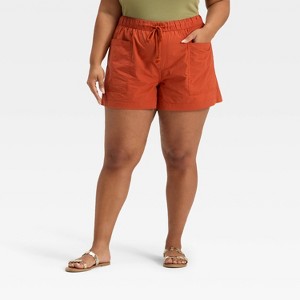 Women's High-Rise Pull-On Shorts - Universal Thread™ - 1 of 3