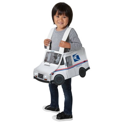 Rubies United States Postal Service Toddler Truck Light Up Halloween Costume Bodysuit One Size Fits Most 4-5T