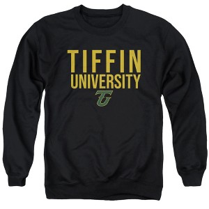 Tiffin University Official Stacked Adult Crewneck Sweatshirt - 1 of 4