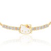 Sanrio Hello Kitty Cubic Zirconia Lariat Bracelet, Authentic Officially Licensed - image 3 of 4