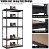 Heavy Duty Storage Shelves, 5 Tier Durable Metal Construction, Adjustable Shelving, Storage Utility Rack Shelf Unit for Garage, Kitchen, Warehouse - 4 of 4