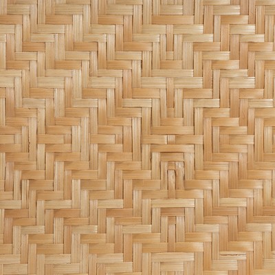 Natural Brown Rattan 1-Drawer Bohemian Night Table