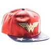 DC Comics Wonder Woman PU Suit Up Snapback - 3 of 4