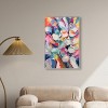 Art Remedy Some Rainbow Petals Retro Abstract Wall Art Framed - 2 of 4