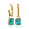 Ross-Simons 18kt Gold Over Sterling Hoop Earrings With 3 Pairs Of Interchangeable Multi-Gemstone Drops - 3 of 4