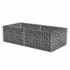 VidaXL Gabion Planter Galvanised Steel 71Inchx35.4Inchx19.7Inch - 3 of 4