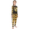 Harry Potter Kids Cotton Tight Fit Crest Pajamas All 4 Hogwarts Houses Available - 4 of 4