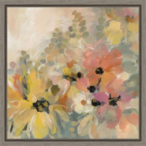 Amanti Art June Flower Bed by Silvia Vassileva Canvas Wall Art Print Framed 16 x 16-in. - 1 of 4