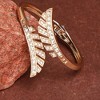 SOHI Women's Gold Leaf Wrap Bracelet - 2 of 3