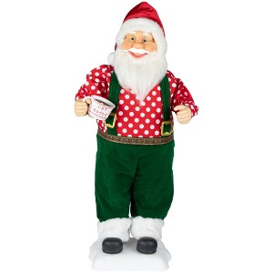 Northlight 24" Animated and Musical Santa Claus with Hot Cocoa Christmas Figure - 1 of 4