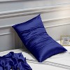 2 Pack Satin Pillowcases for Hair and Skin, Luxurious and Silky Pillow Cases with Envelope Closure - NTBAY - 3 of 4