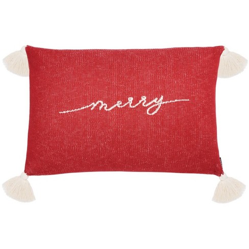 Safavieh Merry Christmas Pillow