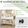 Classic Entryway Console Table with Storage Drawers and Bottom Shelf for Living Room, Hallway, or Behind Sofa-Maison Boucle - 4 of 4