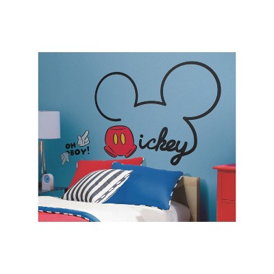 Mickey Mouse All About Mickey Peel and Stick Giant Wall Decal - RoomMates