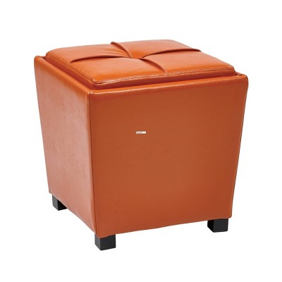 orange ottoman target