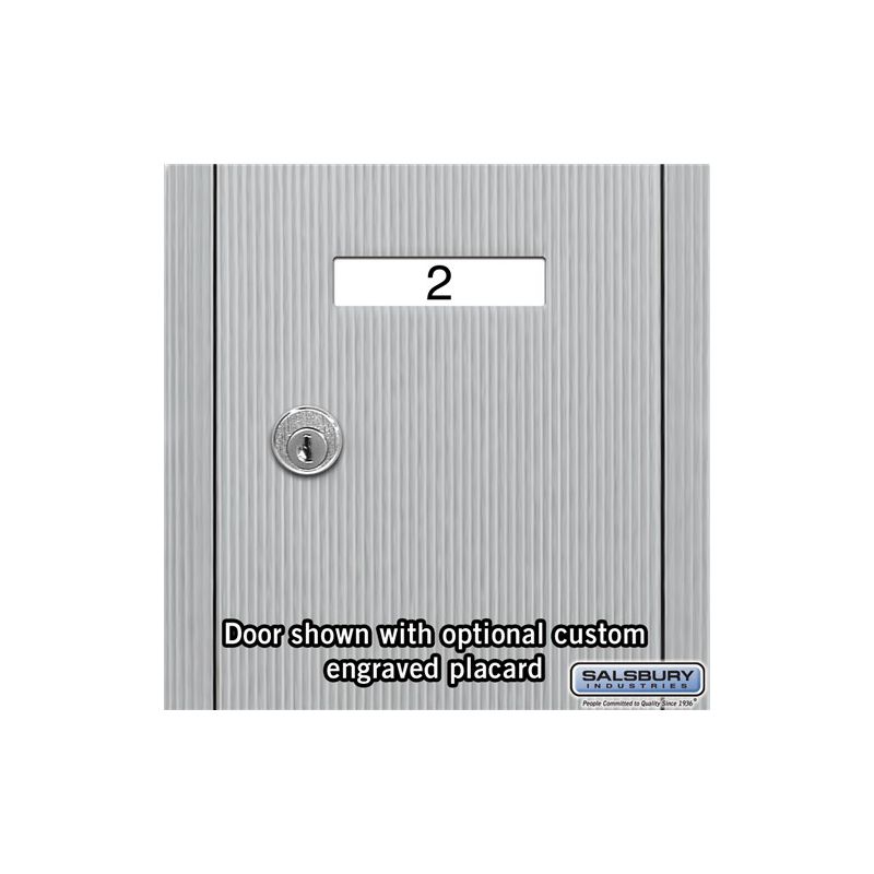 Salsbury Industries Vertical Mailbox - 3 Doors - Aluminum - Surface Mounted - USPS Access, 4 of 6