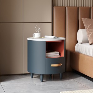 Accent Cabinet Modern with Drawer and Open Shelf for Living Room or Bedroom 19.25W - 3irtyhousy - 1 of 4