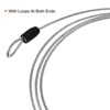 Unique Bargains Security Steel Cable Coated Luggage Lock Wire Rope w Double Loop - 4 of 4