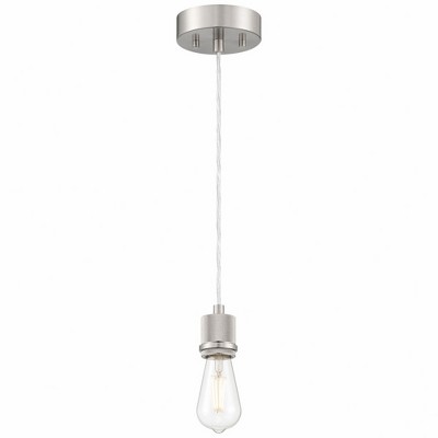 Access Lighting Port Nine Bare Martini 1 - Light Pendant in  Brushed Steel