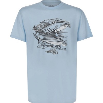Reel Life Neptune Ocean Washed Bullsharks T-shirt - Xl