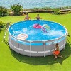 Intex 192"x192" Prism Frame Pool with Window - Gray - image 3 of 3