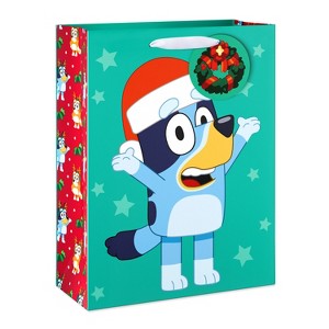American Greetings 10"x4.5"x13" Large Bluey Gift Bag Gift Bag - 1 of 3