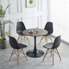 NicBex Modern 31.5" Round Coffee Table with Metal Frame for Living Room and Bedroom - 3 of 4