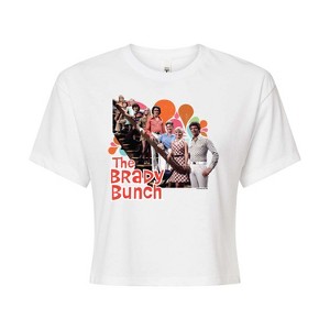 Women's - The Brady Bunch - Family Photo Cropped Graphic T-Shirt - 1 of 4