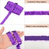 Elastic Sequin Trim, 1.2 Inch 3 Row Flat Glitter Paillette Sequin Strip, Metallic Stretch Sequin Ribbon Sewing DIY Project, 5 Yards - 3 of 4