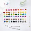 Ohuhu Markers Paper-friendly No Peeling Water-based Coloring Markers 60 Colors Dual Brush Fine Tips Markers for Coloring Books No Bleeding Art Markers - 3 of 4