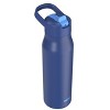 Zak Designs 20 fl oz Double Walled Stainless Steel Tranquility Insulated Straw Bottle - 3 of 4