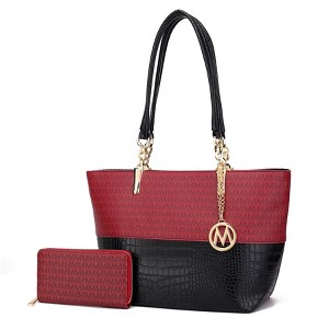 MKF Collection Sasha Tote Women’s Vegan Leather Spacious Interior Handbag by Mia K - 1 of 4