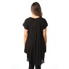 Riviera Sun Lace-Up Casual Tunic Top with Embroidery - 3 of 3
