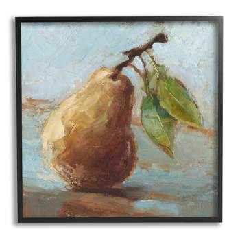 Stupell Industries Pear Fruit Kitchen Painting Framed Giclee Art