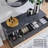 SinCiDo 6 Drawer Fluted Dresser, 47" Wide Wood Chest of Drawers with Deep Storage, Modern Storage Organizer for Bedroom, Living Room - 2 of 4
