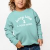 The Juniper Shop Bunny Kisses Easter Wishes Bunny Toddler Sweatshirt - 3 of 4