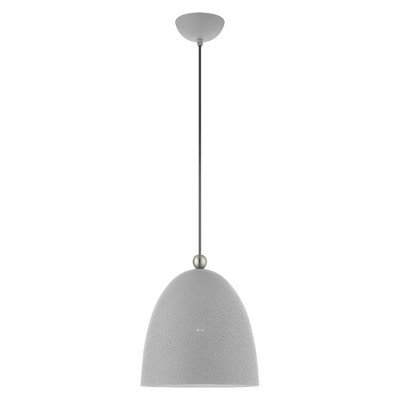 Livex Lighting Arlington 1 - Light Pendant in  Nordic Gray