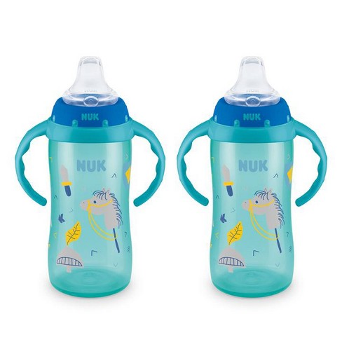 NUK Everlast Straw Cup - Teal Blue - 10oz/2pk