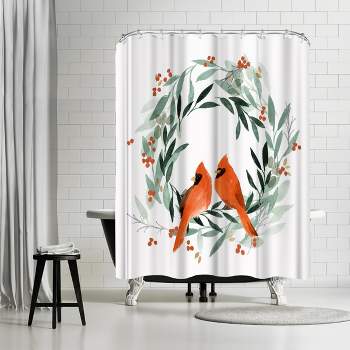 Americanflat 71 X 74 Shower Curtain, Woodland Animals By Elena O'neill :  Target