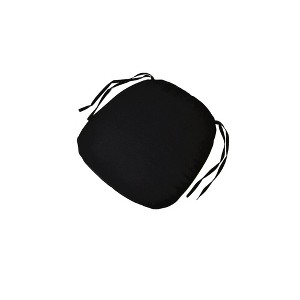 CSP Chiavari 1" Slip Cover Cushion Tie Back-Black - 1 of 2