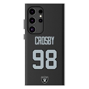 Keyscaper NFL Las Vegas Raiders Players Game Tactic MagSafe Compatible Cell Phone Case for Samsung Galaxy - 1 of 4