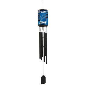 NFL Wind Chime, #1 Fan with Team Logo - Detroit Lions - 1 of 2