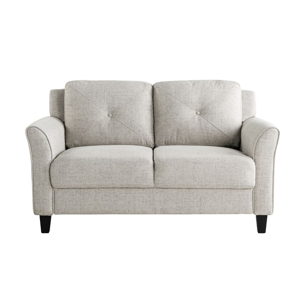 Photos - Sofa Lifestyle Solutions Harper Loveseat Woven Beige 