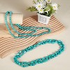 2-Pack Turquoise Bead Necklace - 47.5" Long Multi-Strand Layered Knotted Jewelry - 4 of 4