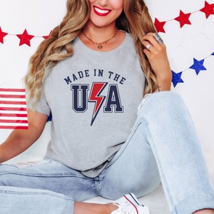 Simply Sage Market USA Lighting Bolt Short Sleeve Tee - 1 of 4
