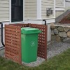XINGHANZHENXUAN 3-Panel Outdoor Air Conditioner Fence 3-Section Outdoor Wooden Screen, Outdoor Wood Fence - 3 of 4
